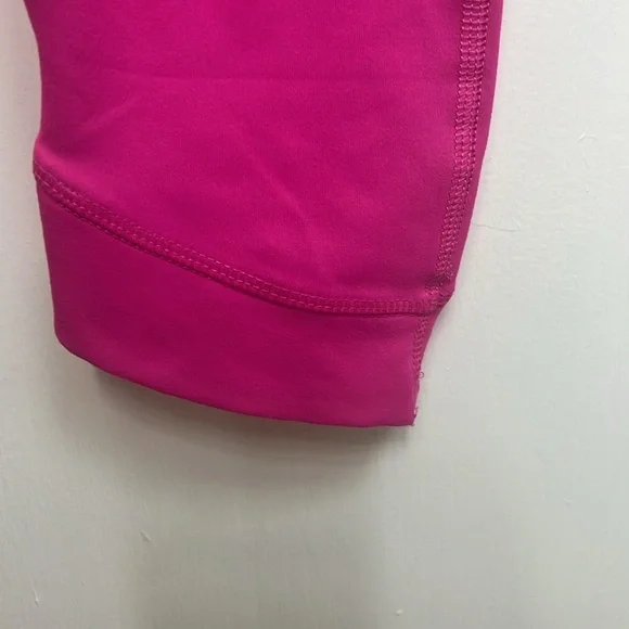 Layers 8 Pink Leggings, 21” Inseam, side pockets, legs are rounded, Sz S - Picture 3 of 14